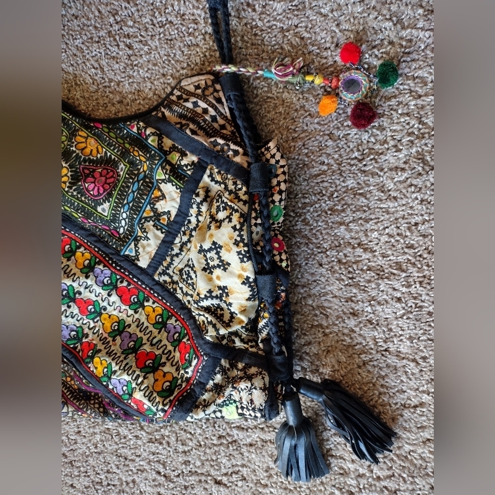 Gypsy Bohemian Patchwork Shoulder Bag - Picture 14 of 16